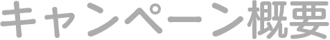 キャンペーン概要