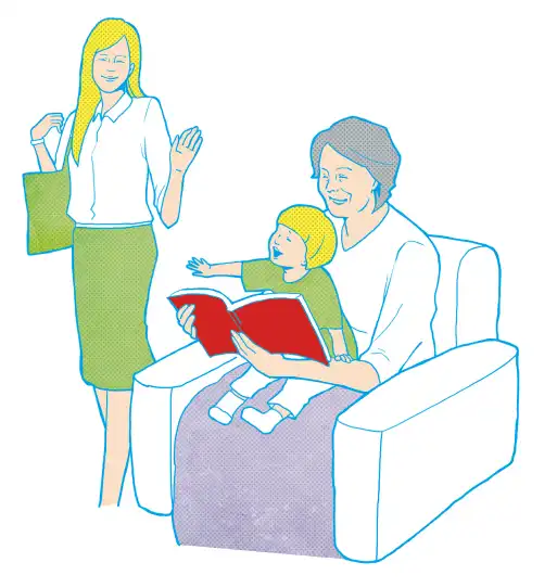 一緒に子育てができる