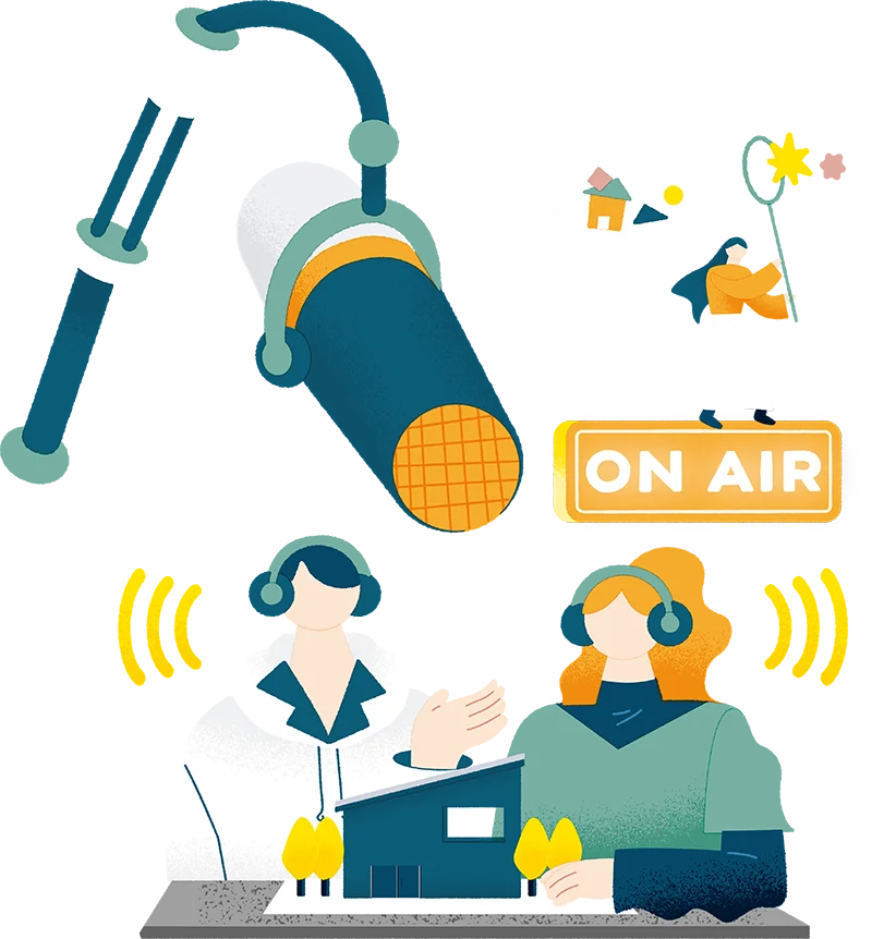 堂島ショールーム ON AIRイラスト