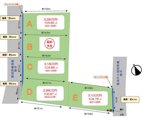 SH東大阪市御厨4丁目（全5区画）