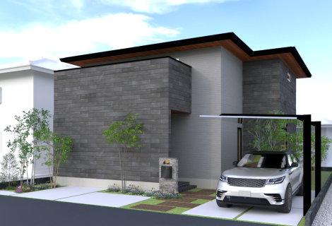 光が満ちる吹抜けと広々リビングの家